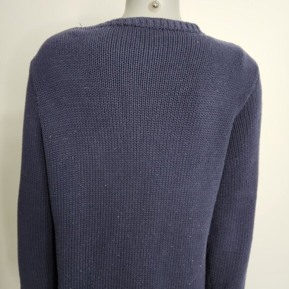 Vintage Northern Reflections Chunky Tacky Winter Holiday Cardigan Sweater Size L - Picture 6 of 12